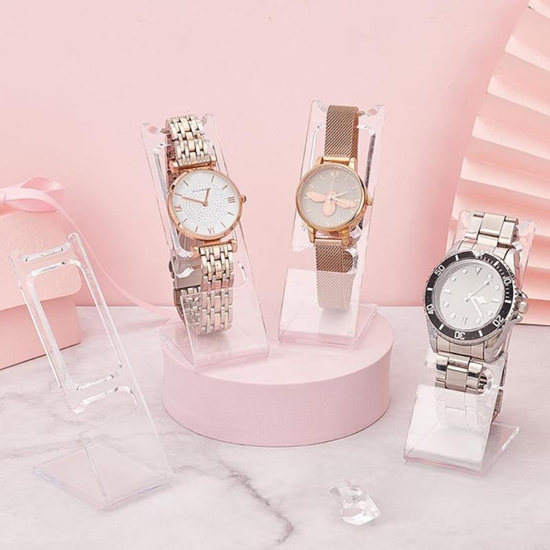Are Watches Jewelry Or Accessories - เรียบง่าย Clear Acrylic Watch Display Rack