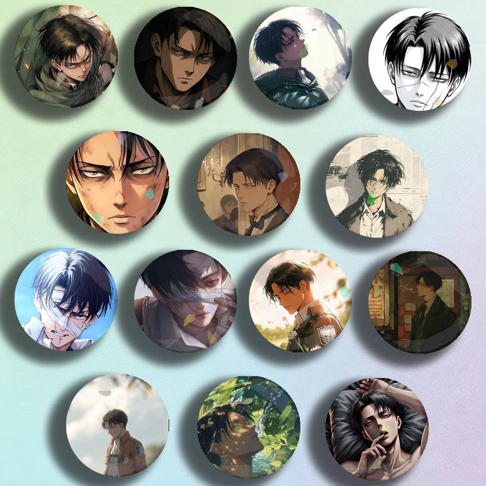 Levi Jewelry & Watches Inc - เข็มกลัด Attack on Titan ลายลีไว แอคเคอร์แมน