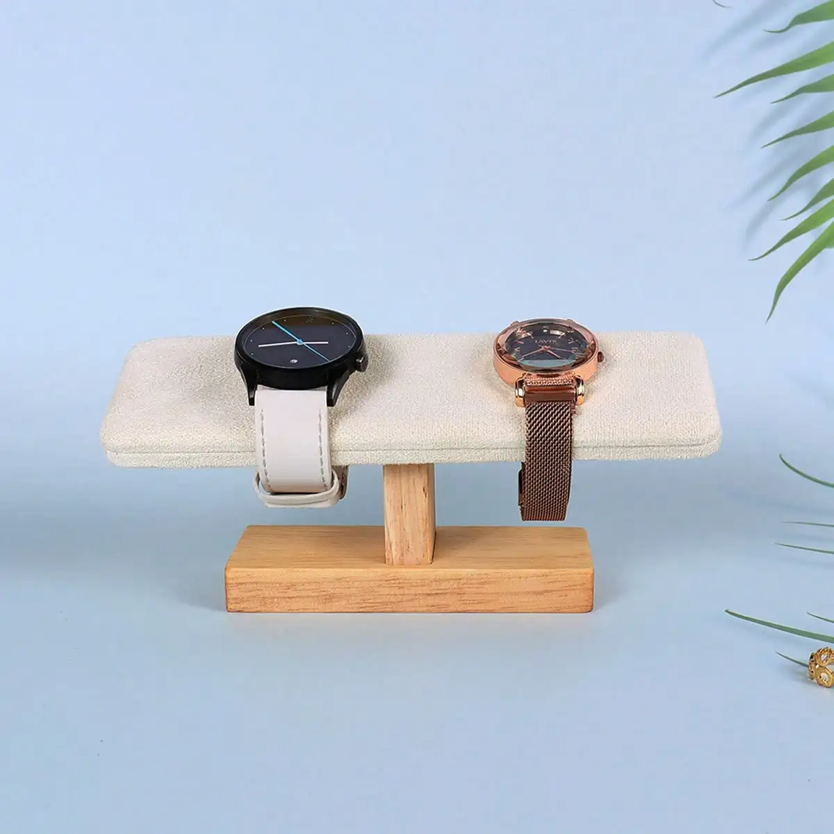 Jewelry Box With Watches - ขาตั้งออแกไนเซอร์นาฬิกาเครื่องประดับ - ฟังก์ชั่นการจัดเก็บและการตกแต่งนาฬิกาคู่ที่มีสไตล์
