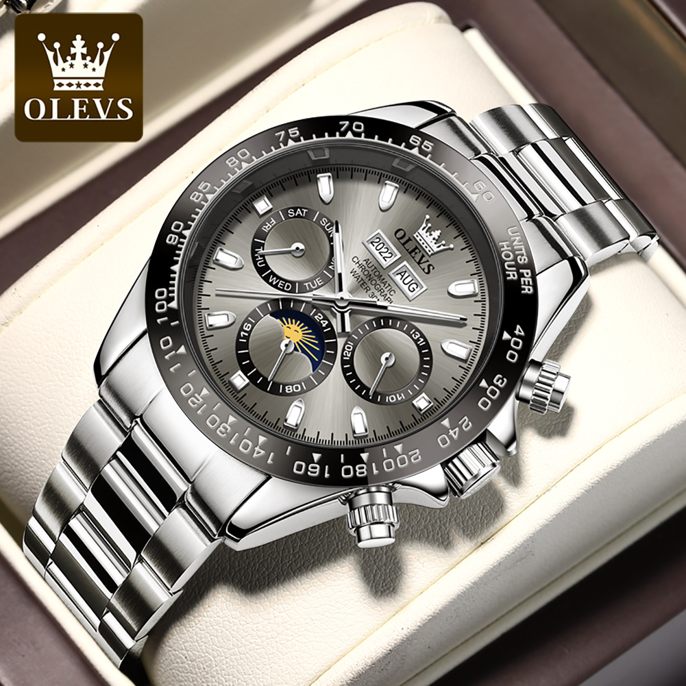 Rolex Watch Daytona - OLEVS 6654 Luxury Mens นาฬิกา Chronograph