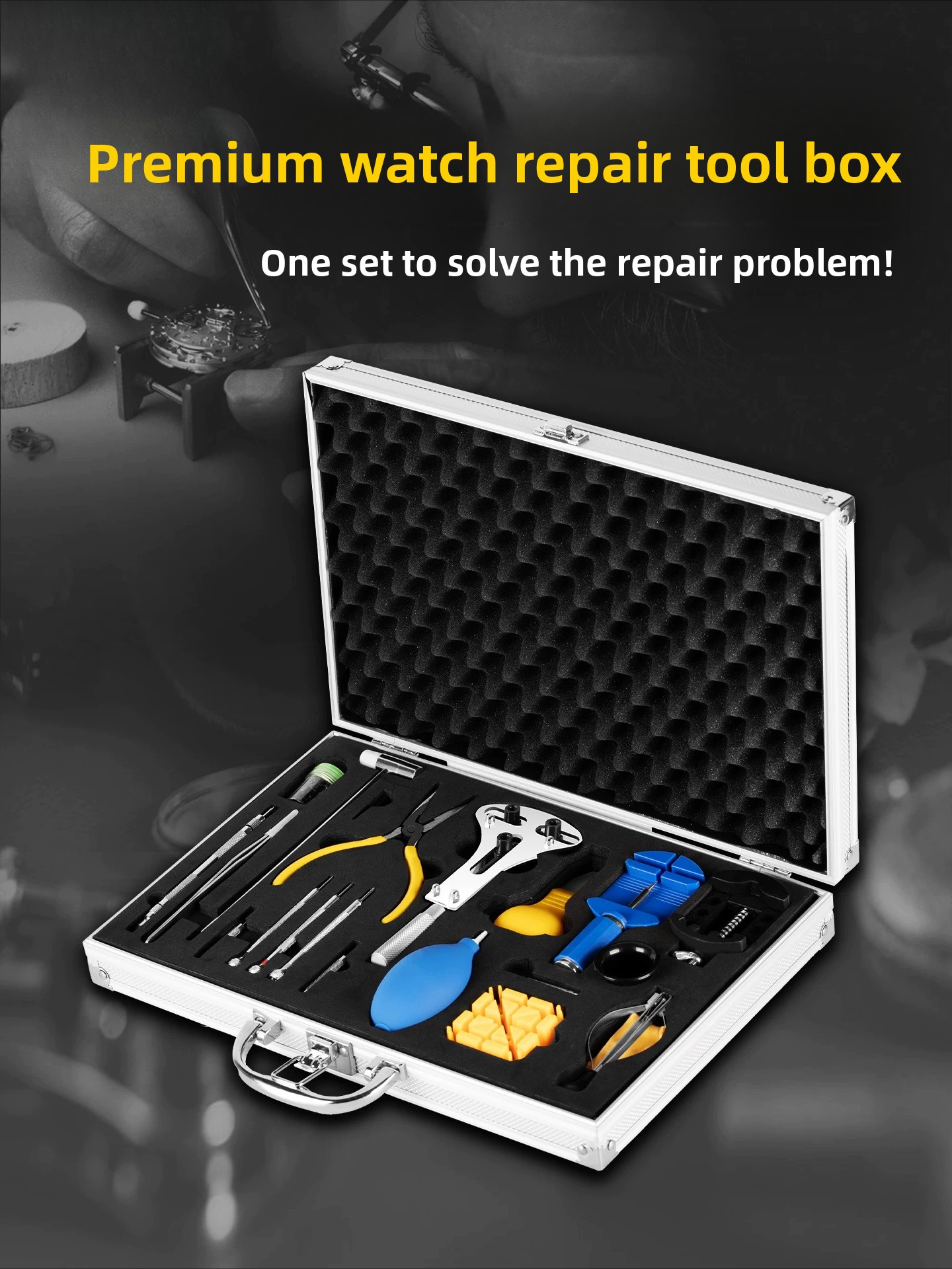 Watch Strap Replacement - ชุดเครื่องมือซ่อมนาฬิกา, ฝาหลังนาฬิกา, ซ่อมนาฬิกากลไก, ถอดสายนาฬิกา, ถอดและเปลี่ยนสายข้อมือ
