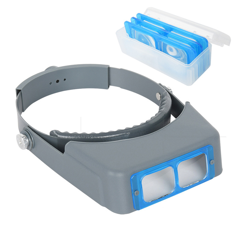 Jewelry Eyewear Watches & Accessories - 1.5X2X2.5X3.5X Professional สวมแว่นขยาย Optivisor Eye Loupe