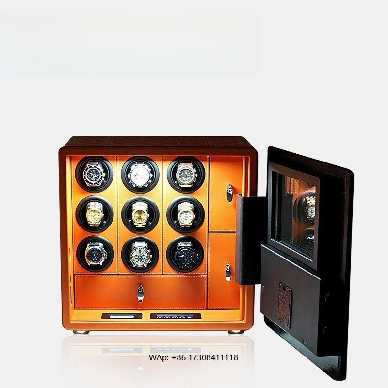 Jewelry Box With Watches - กล่องเก็บนาฬิกาอัตโนมัติอัจฉริยะ กล่องเหล็กสำหรับเก็บนาฬิกา 6/9/12 เรือน และตู้เก็บเครื่องประดับ