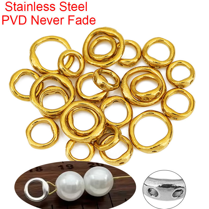 ตะขอเกี่ยวสร้อยคอสแตนเลส 20 ชิ - Charm Bracelet Beads บทวิจารณ์และราคา