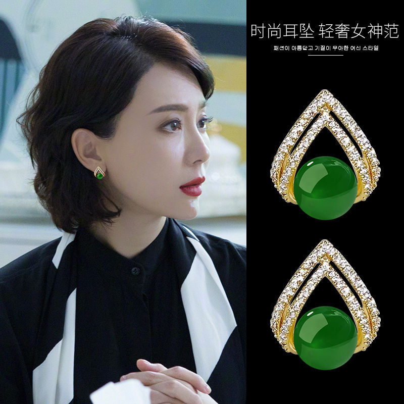 925 เงินแท้ ต่างหูมุกสีแดงไวน์ - Pearl Stud Earrings บทวิจารณ์และราคา