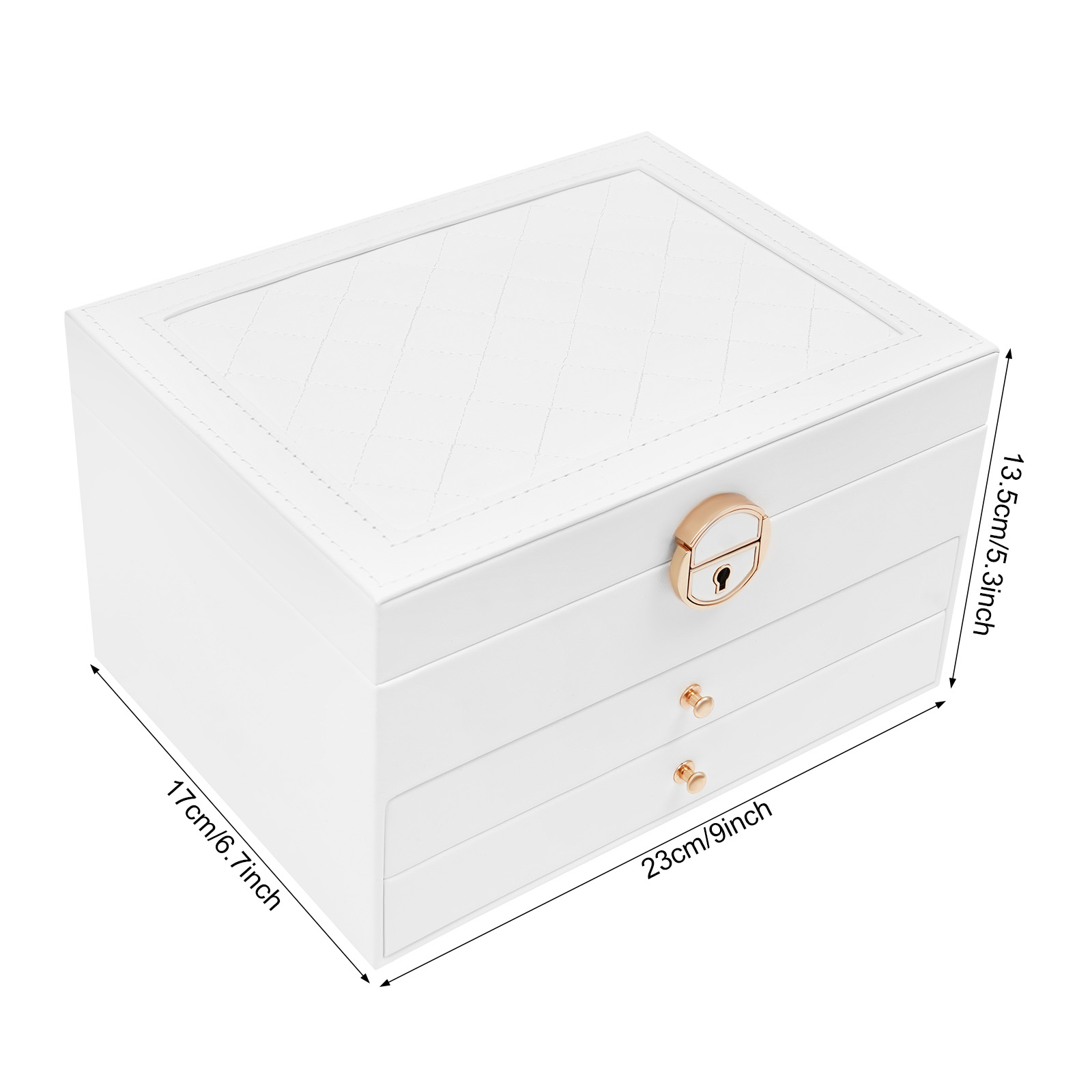 กล่องเก็บเครื่องประดับ 3 ชั้น, - Jewelry Eyewear Watches & Accessories บทวิจารณ์และราคา