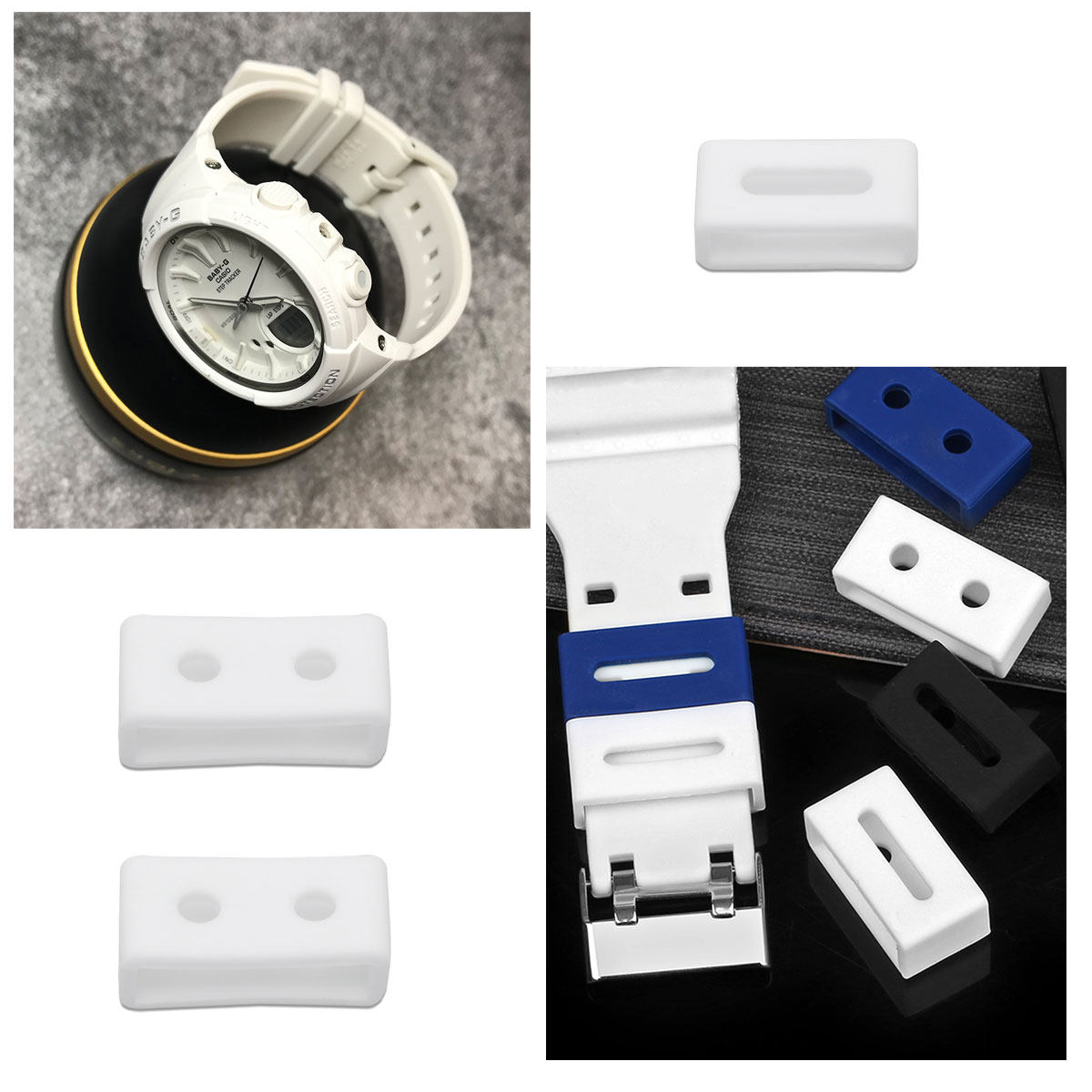 ห่วงซิลิโคนสำหรับสายนาฬิกา 3 ช - Watch Strap Replacement บทวิจารณ์และราคา