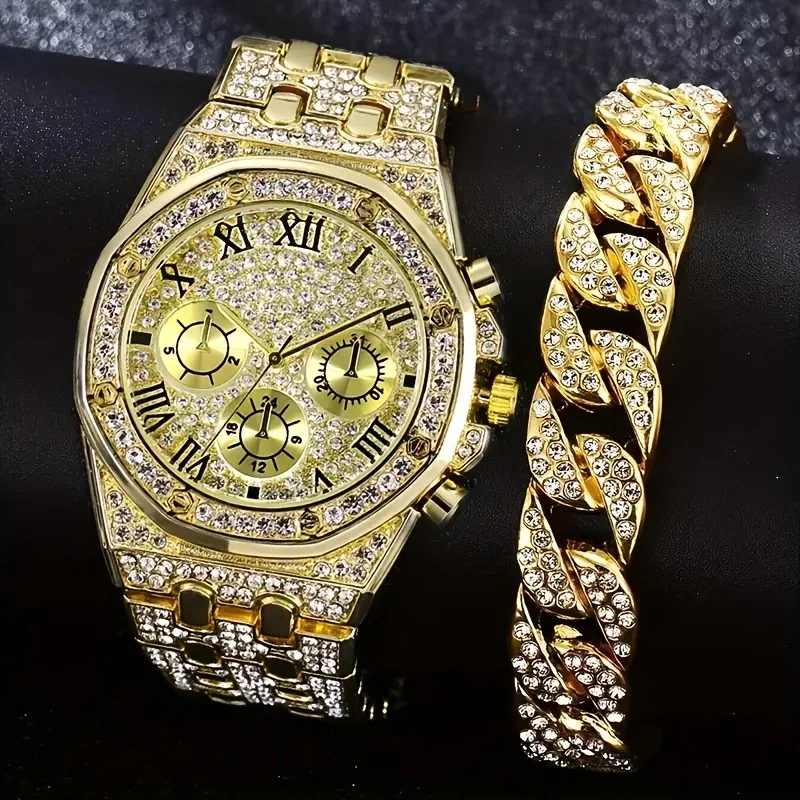 นาฬิกาควอตซ์ทรงแปดเหลี่ยมหรูหร - Icebox Jewelry Watches บทวิจารณ์และราคา