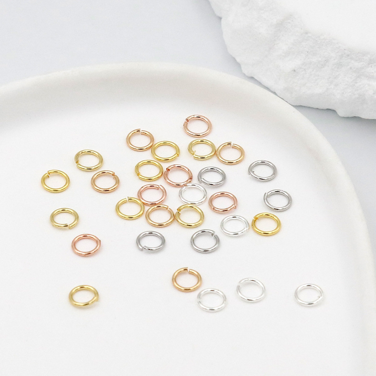 แพ็ค 925 ห่วงโลหะเงินแบบเปิด ข - Sterling Silver Ring บทวิจารณ์และราคา