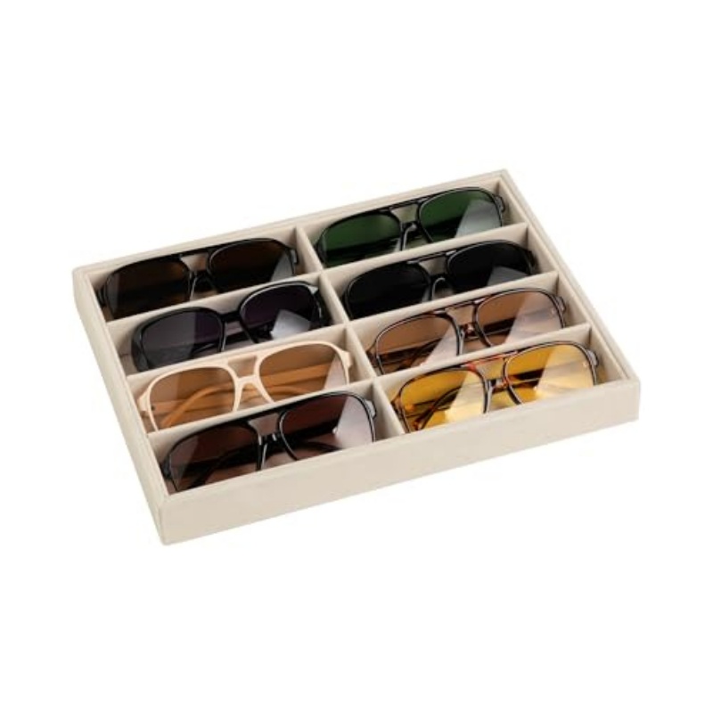 ถาดจัดเก็บแว่นกันแดด 8 ช่อง สำ - Jewelry Eyewear Watches & Accessories บทวิจารณ์และราคา