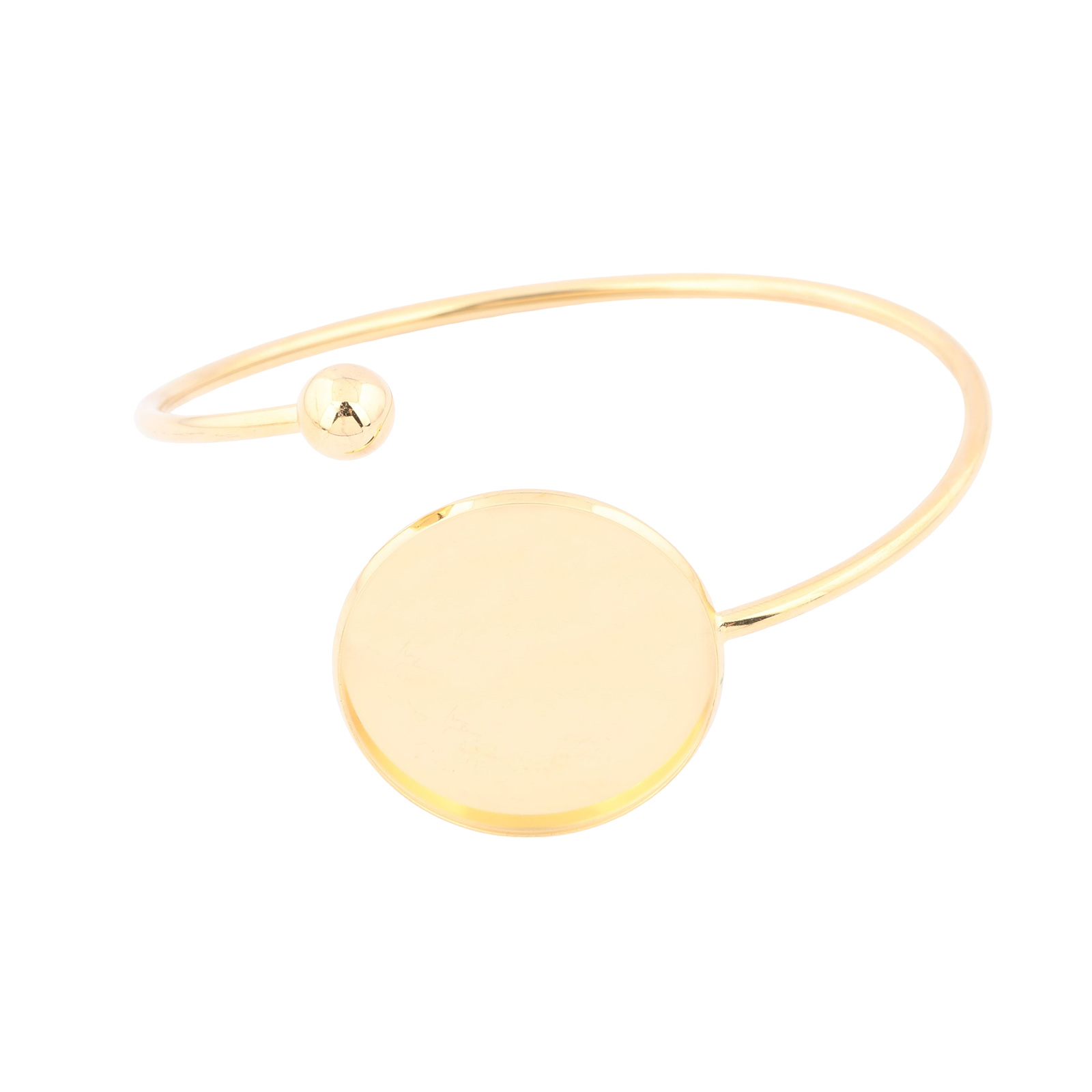 ตัวเรือนกำไลข้อมือแบบคาโบชองขน - Cuff Bangle Bracelet บทวิจารณ์และราคา