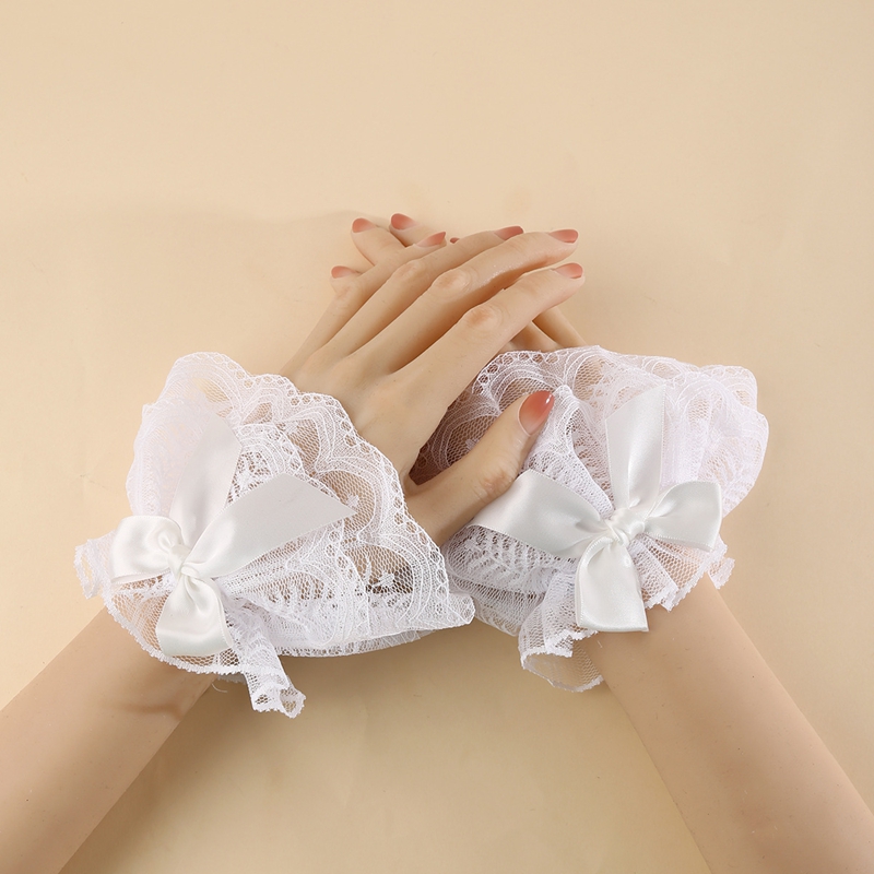 ปลอกแขนลูกไม้สไตล์โลลิต้าหวานๆ - Cuff Bangle Bracelet บทวิจารณ์และราคา