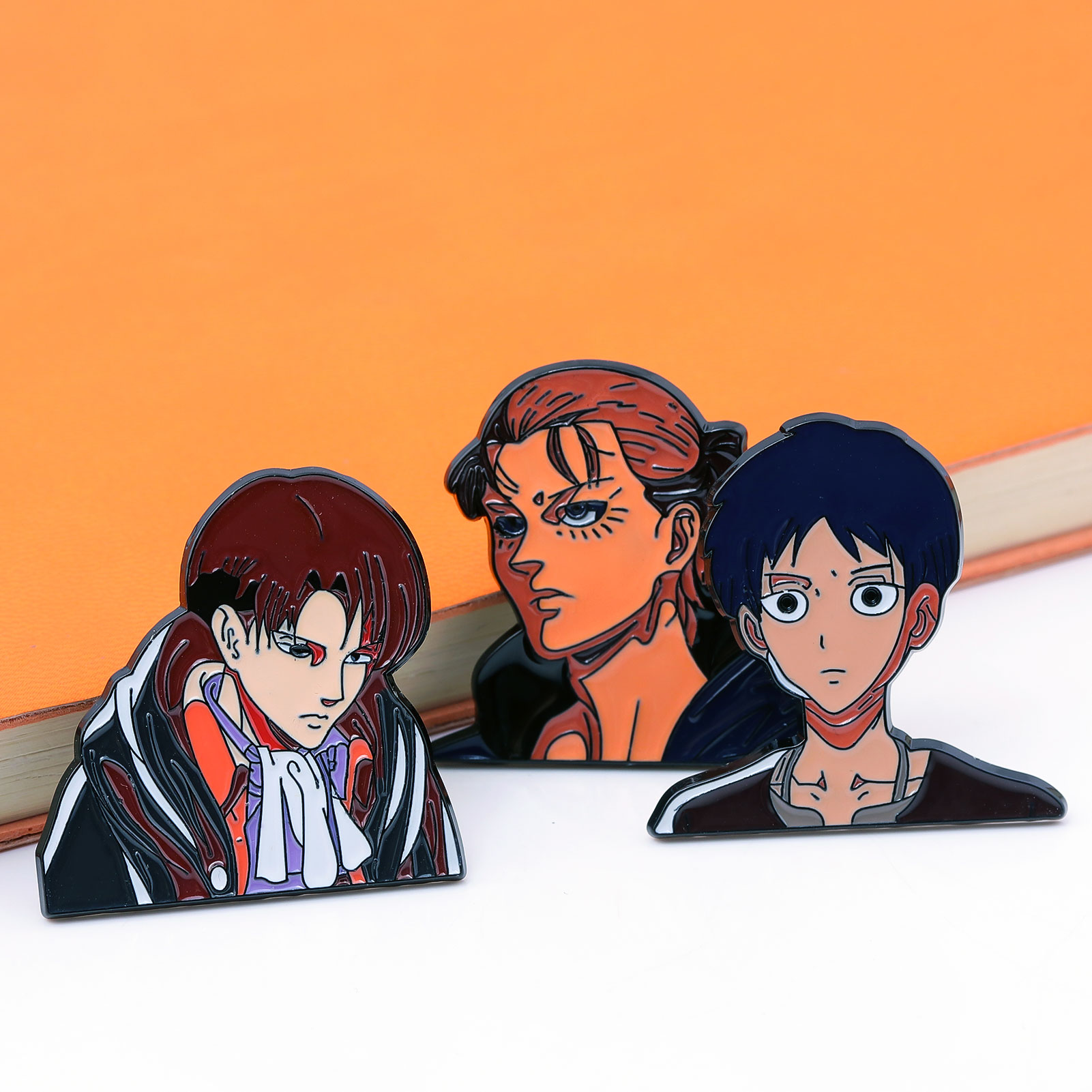 Anime Titan เข็มกลัดโลหะอะนิเม - Levi Jewelry & Watches Inc บทวิจารณ์และราคา
