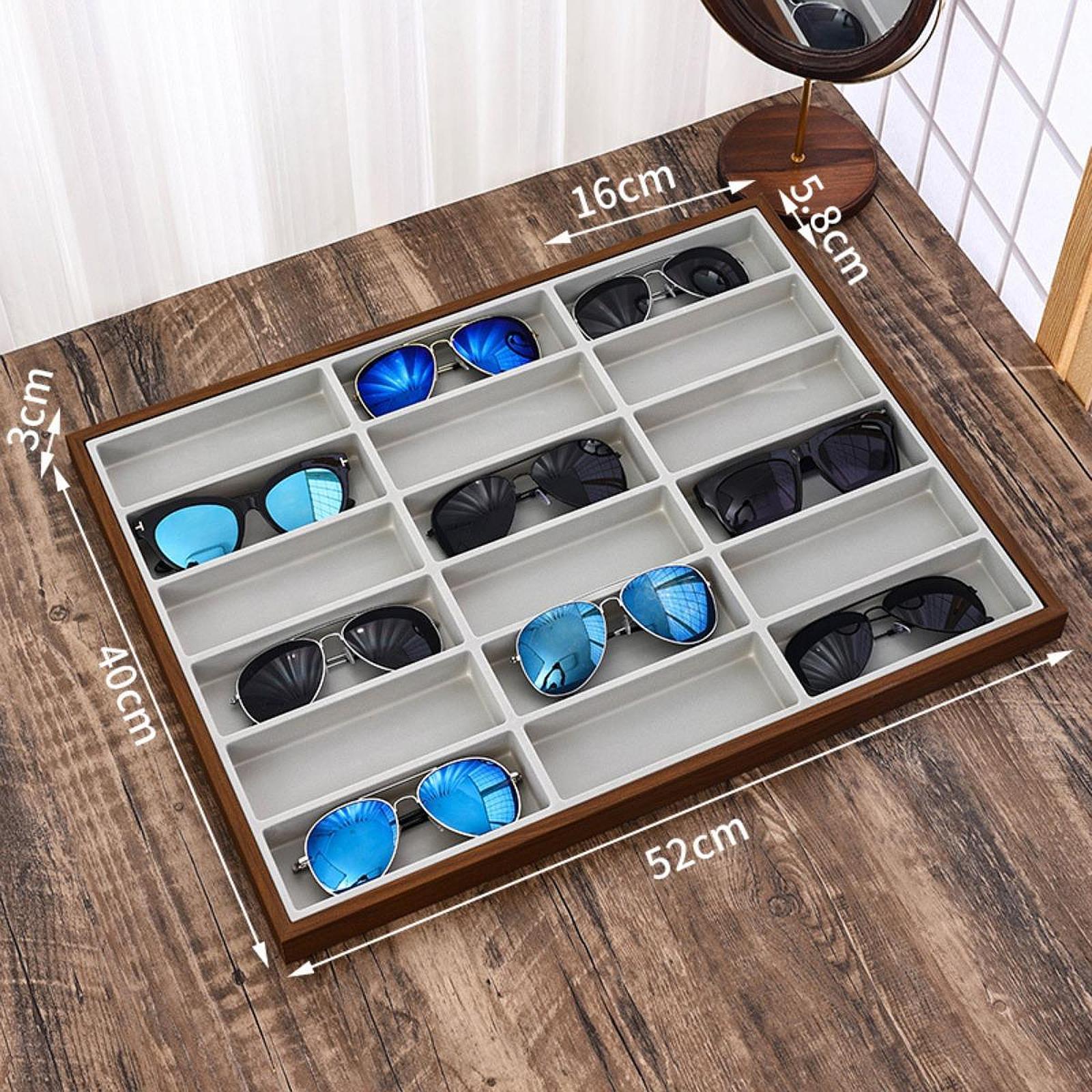 กล่องจัดระเบียบแว่นตา 18 ช่อง  - Jewelry Eyewear Watches & Accessories บทวิจารณ์และราคา