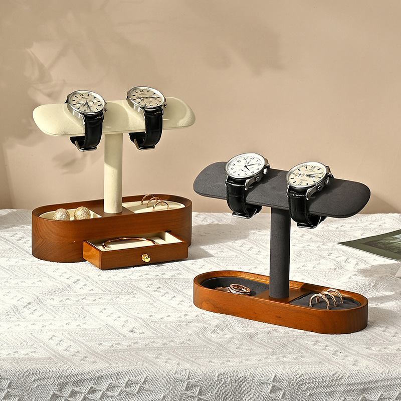 Oirlv ไม้เนื้อแข็งนาฬิกาออแกไน - Jewelry Box With Watches บทวิจารณ์และราคา