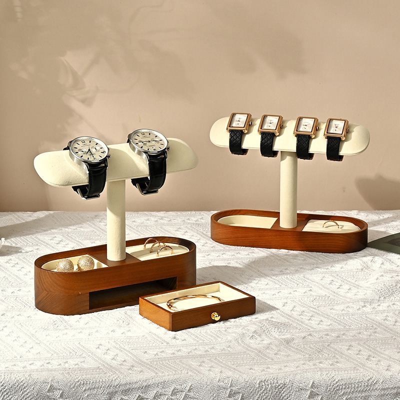 Oirlv ไม้เนื้อแข็งนาฬิกาออแกไน - Jewelry Box With Watches บทวิจารณ์และราคา
