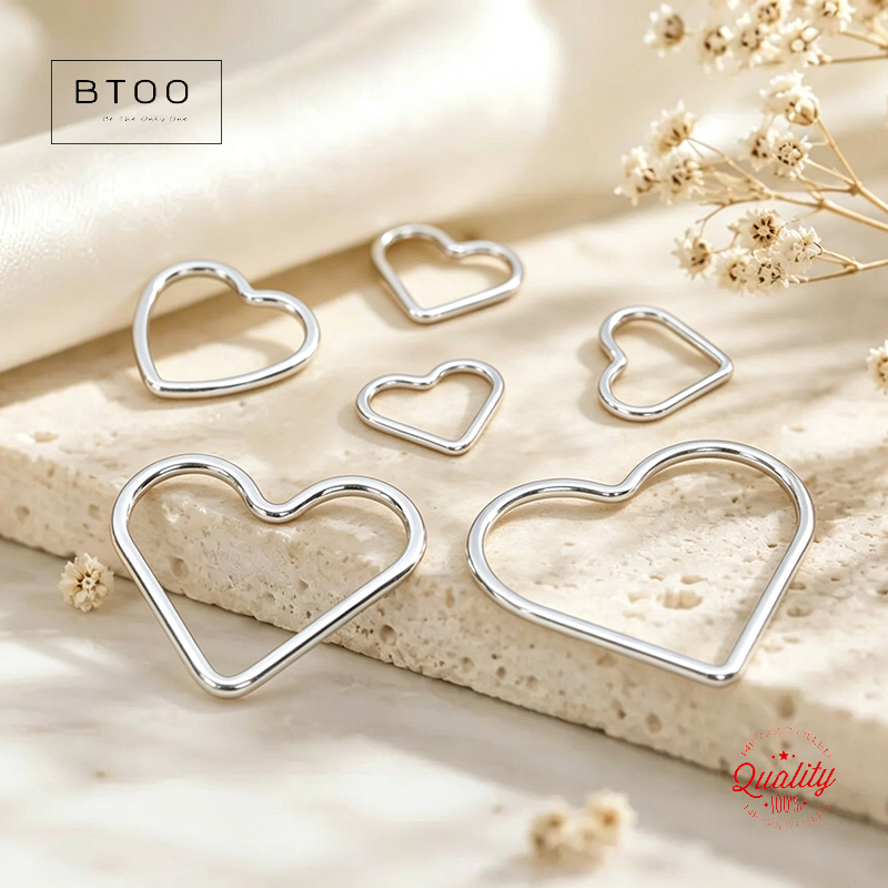 ห่วงกลมรูปหัวใจเงินแท้ 925 แบบ - Sterling Silver Ring บทวิจารณ์และราคา