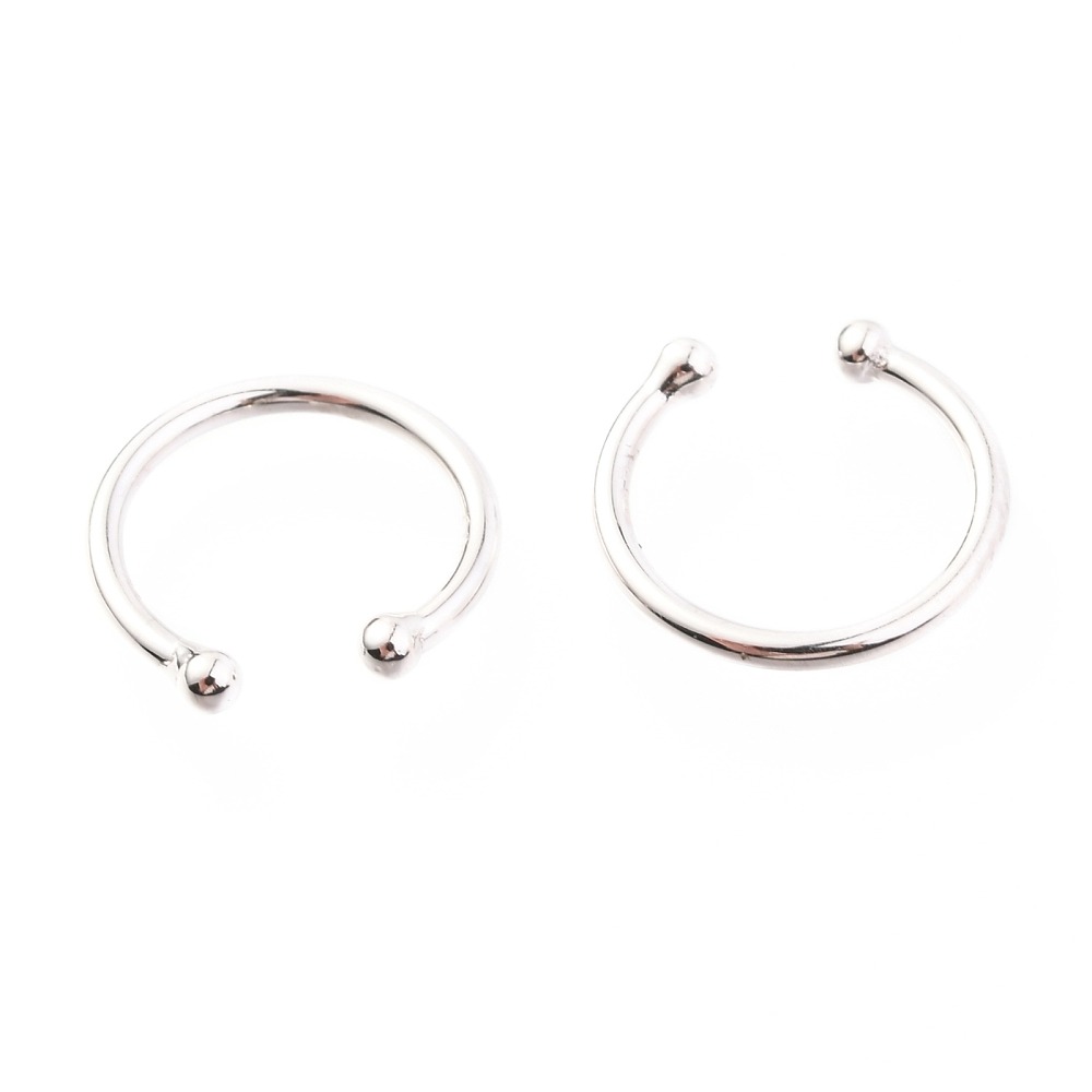 ต่างหูแบบห่วงเงินแท้ 925 ชุบโร - Sterling Silver Ring บทวิจารณ์และราคา
