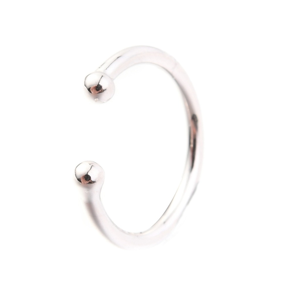 ต่างหูแบบห่วงเงินแท้ 925 ชุบโร - Sterling Silver Ring บทวิจารณ์และราคา