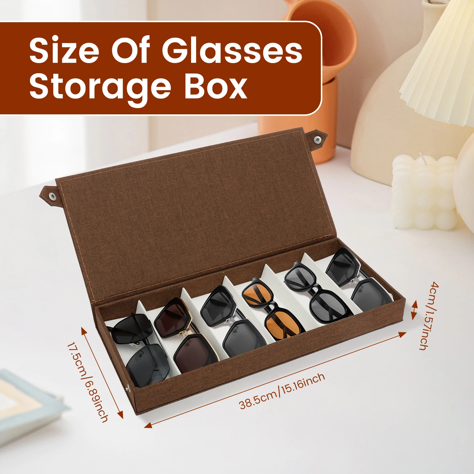 กล่องเก็บแว่นตา 6 ช่อง กล่องใส - Jewelry Eyewear Watches & Accessories บทวิจารณ์และราคา