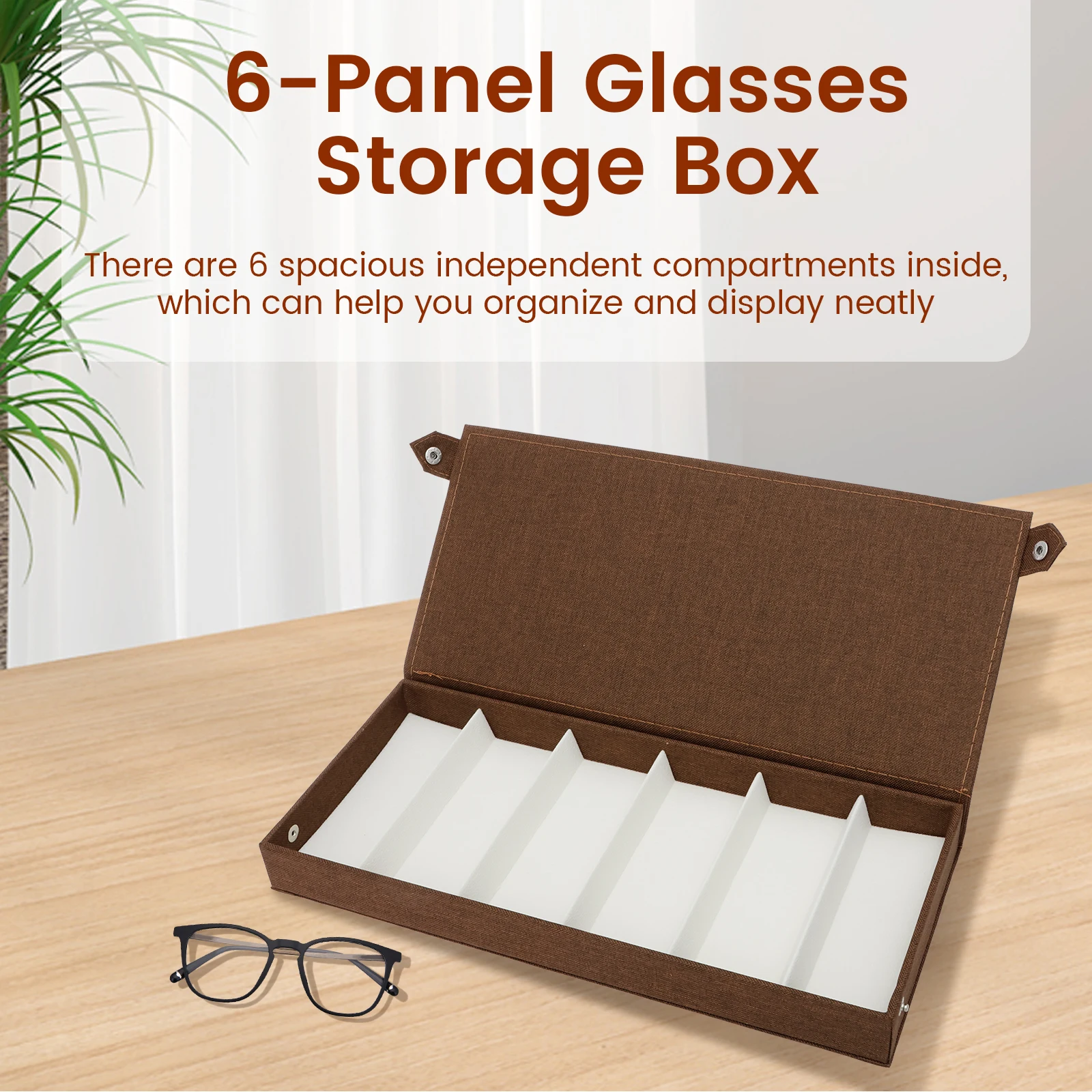 กล่องเก็บแว่นตา 6 ช่อง กล่องใส - Jewelry Eyewear Watches & Accessories บทวิจารณ์และราคา