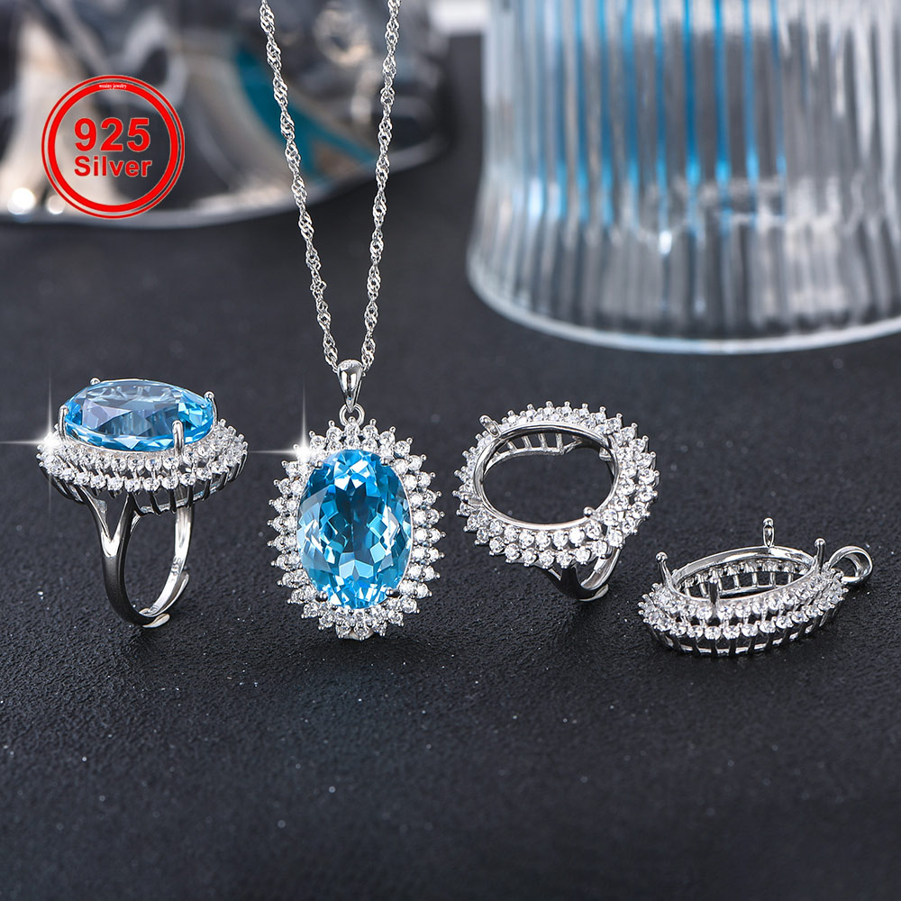 13x18 มม.S925 แหวนเงินสเตอร์ลิ - Sterling Silver Ring บทวิจารณ์และราคา