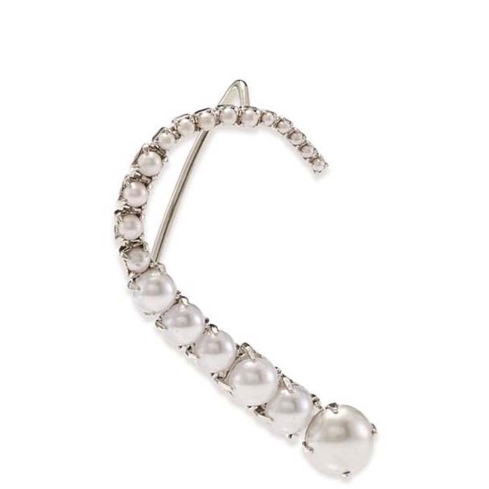 Stonefans คลิปหูไข่มุกแบบไม่ต้ - Pearl Stud Earrings บทวิจารณ์และราคา