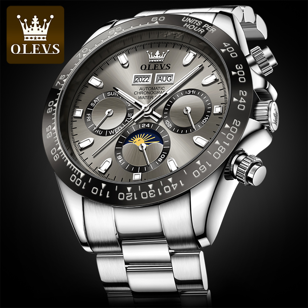 OLEVS 6654 Luxury Mens นาฬิกา  - Rolex Watch Daytona บทวิจารณ์และราคา