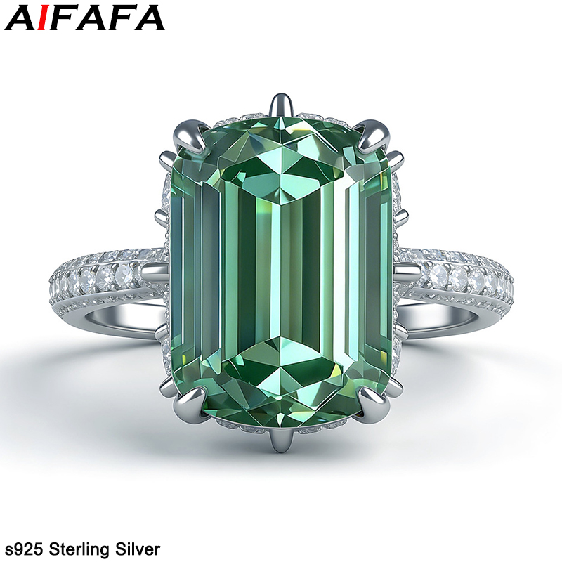 แหวนเงินแท้ 925 ประดับมรกตพารา - Sterling Silver Ring บทวิจารณ์และราคา