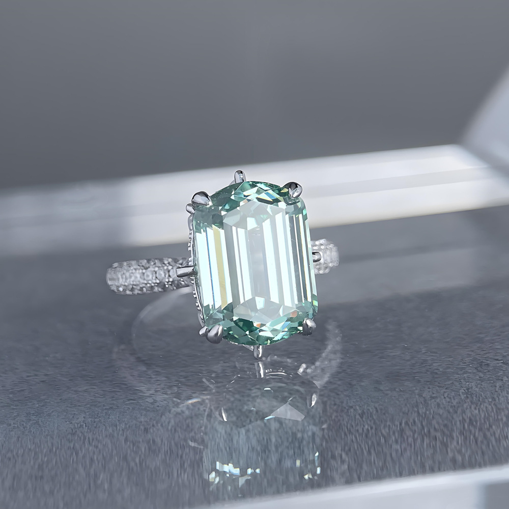 แหวนเงินแท้ 925 ประดับมรกตพารา - Sterling Silver Ring บทวิจารณ์และราคา