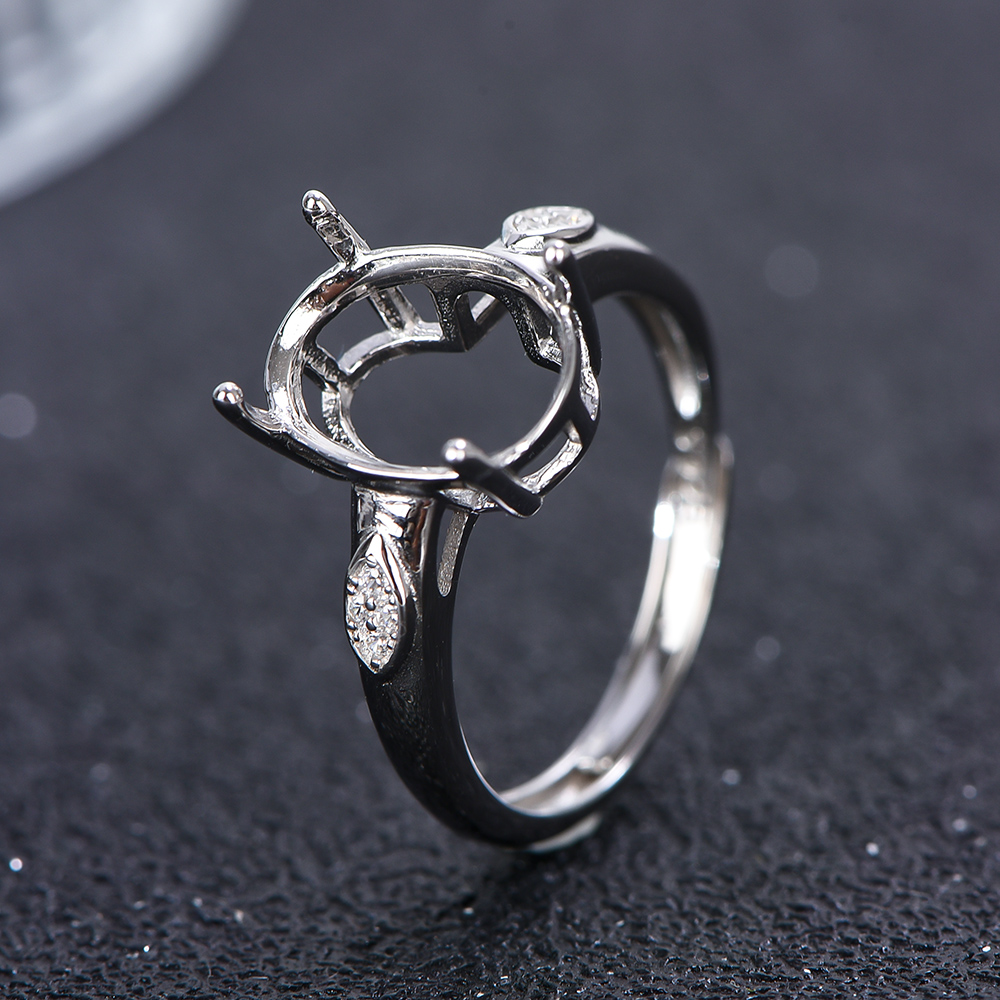 5x7-12x16 มม.แหวนเปล่า 925 เงิ - Sterling Silver Ring บทวิจารณ์และราคา