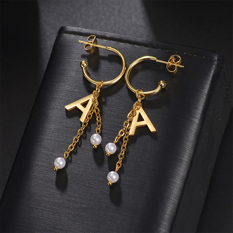 อ็อกซ์อัคซ์มีต่างหูชื่อที่กำหน - Pearl Stud Earrings บทวิจารณ์และราคา