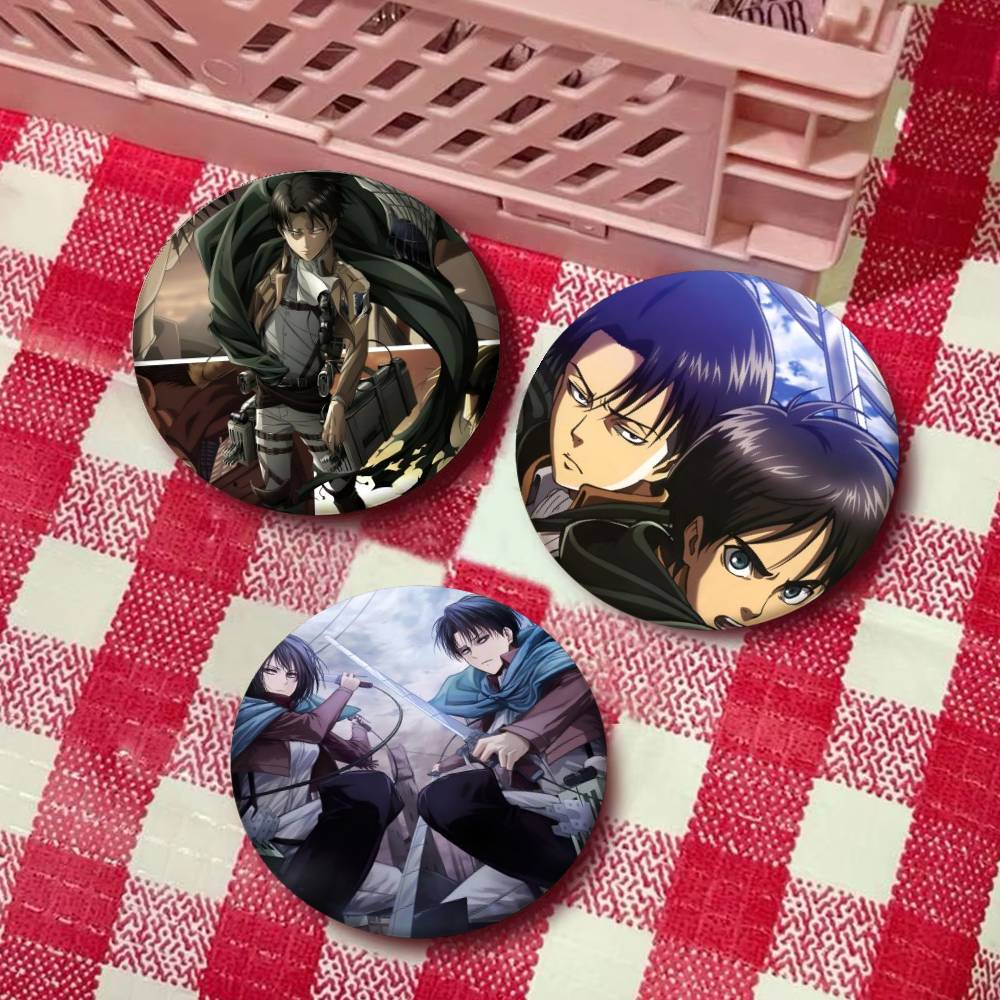 เข็มกลัดโลหะลายอนิเมะไททัน เลว - Levi Jewelry & Watches Inc บทวิจารณ์และราคา