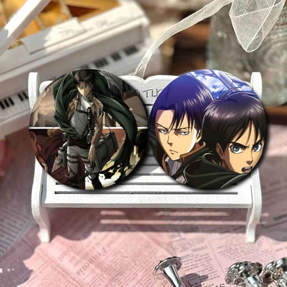 เข็มกลัดโลหะลายอนิเมะไททัน เลว - Levi Jewelry & Watches Inc บทวิจารณ์และราคา