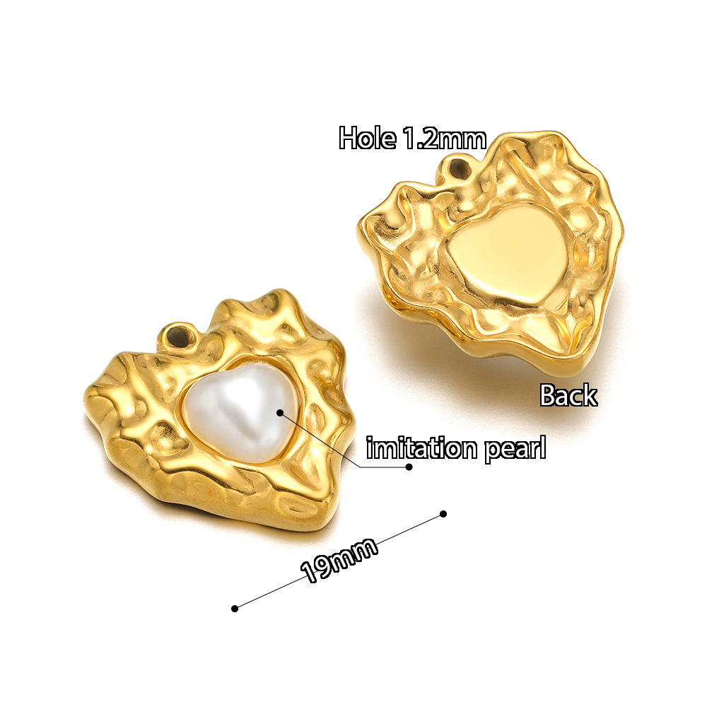 5pcs สแตนเลสสตีลเลียนแบบไข่มุก - Pearl Stud Earrings บทวิจารณ์และราคา