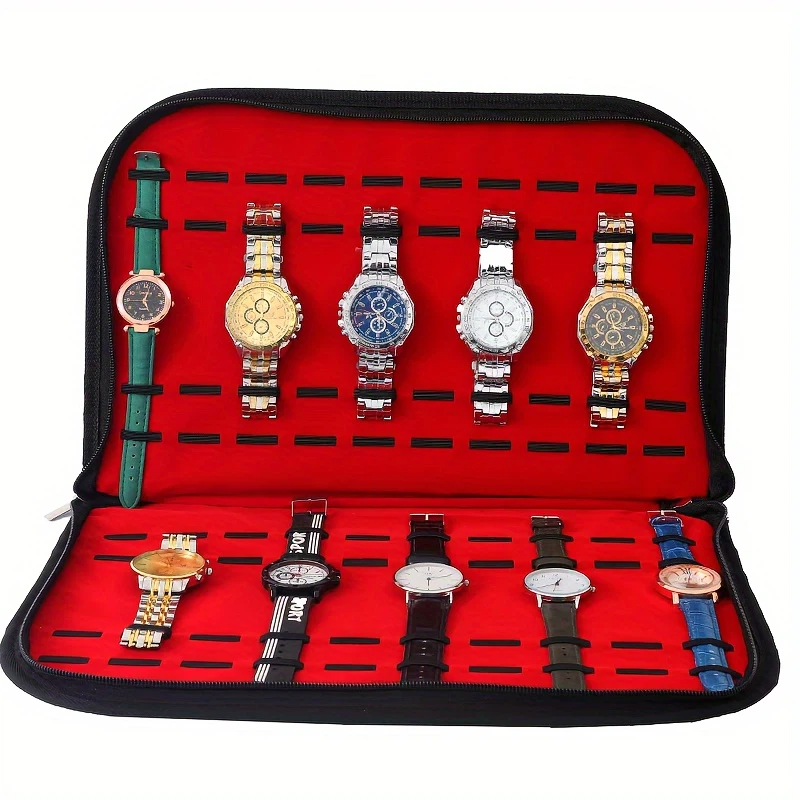 กระเป๋าเก็บนาฬิกา 20 ช่อง กระเ - Jewelry Box With Watches บทวิจารณ์และราคา