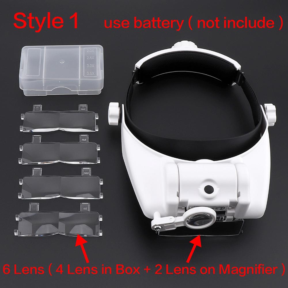 แถบคาดศีรษะแบบปรับได้แว่นขยายแ - Jewelry Eyewear Watches & Accessories บทวิจารณ์และราคา