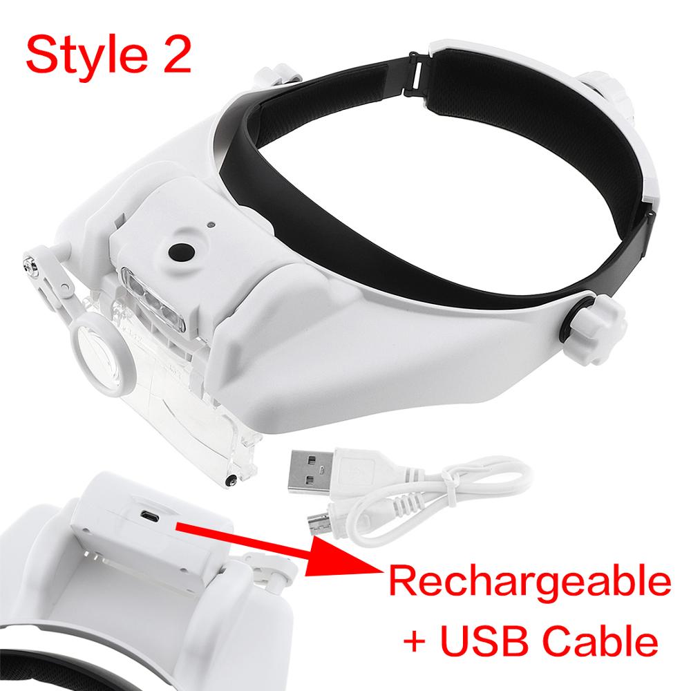 แถบคาดศีรษะแบบปรับได้แว่นขยายแ - Jewelry Eyewear Watches & Accessories บทวิจารณ์และราคา