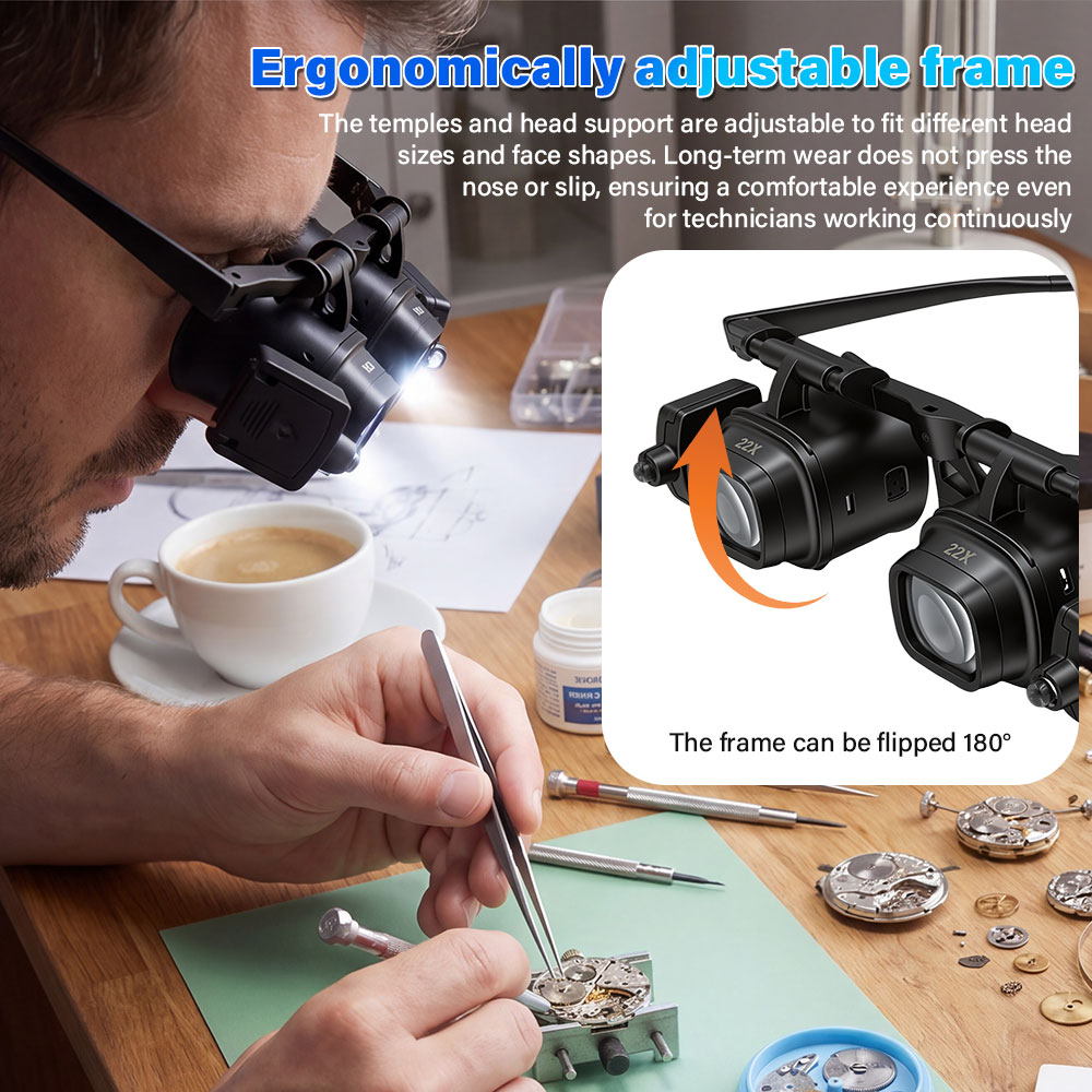 แว่นขยายแบบคาดศีรษะพกพา ขยายได - Jewelry Eyewear Watches & Accessories บทวิจารณ์และราคา