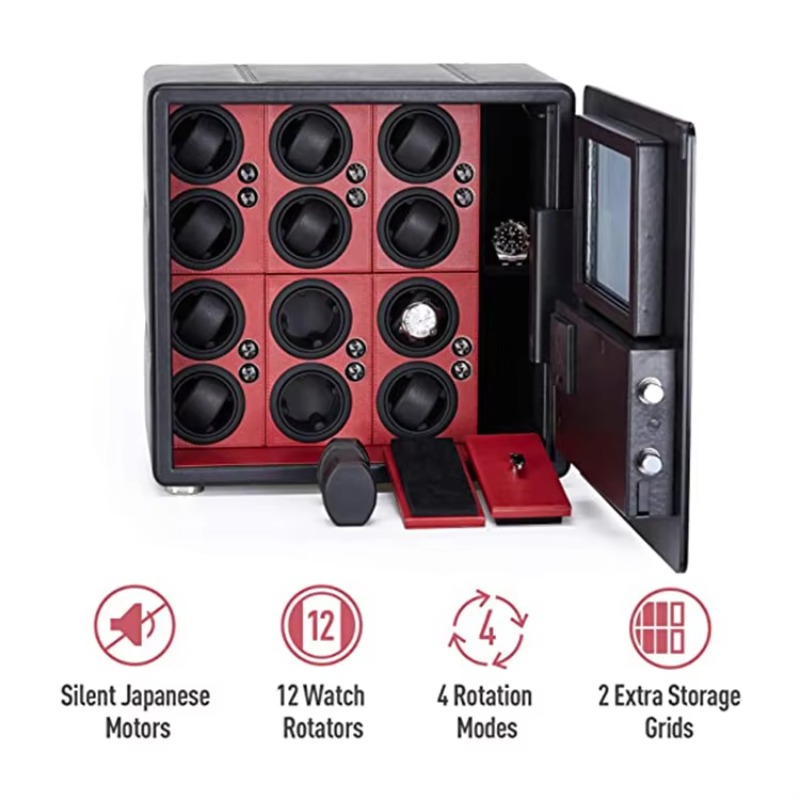 กล่องเก็บนาฬิกาอัตโนมัติ 12 รุ - Jewelry Box With Watches บทวิจารณ์และราคา