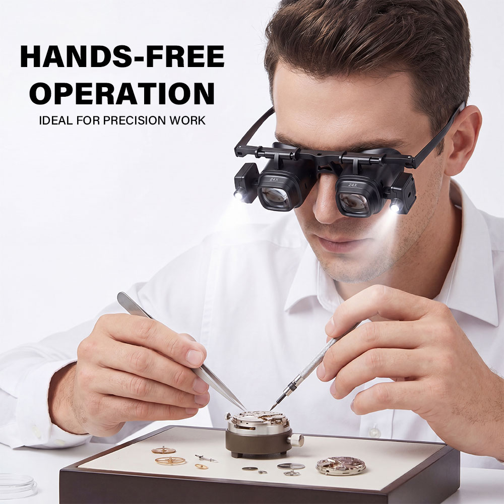 แว่นขยายแบบคาดศีรษะพกพา ขยายได - Jewelry Eyewear Watches & Accessories บทวิจารณ์และราคา
