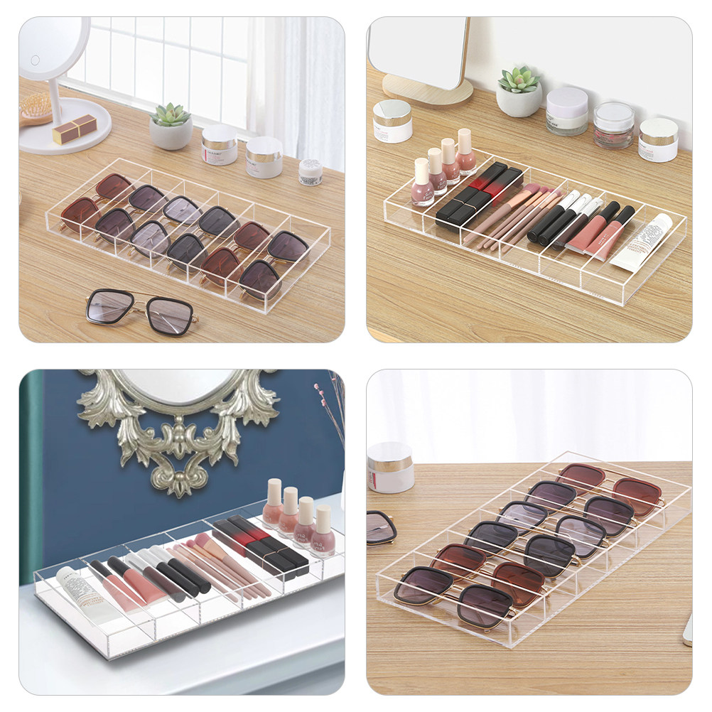 ถาดใส่แว่นตาอะคริลิกใส 6 ช่อง  - Jewelry Eyewear Watches & Accessories บทวิจารณ์และราคา