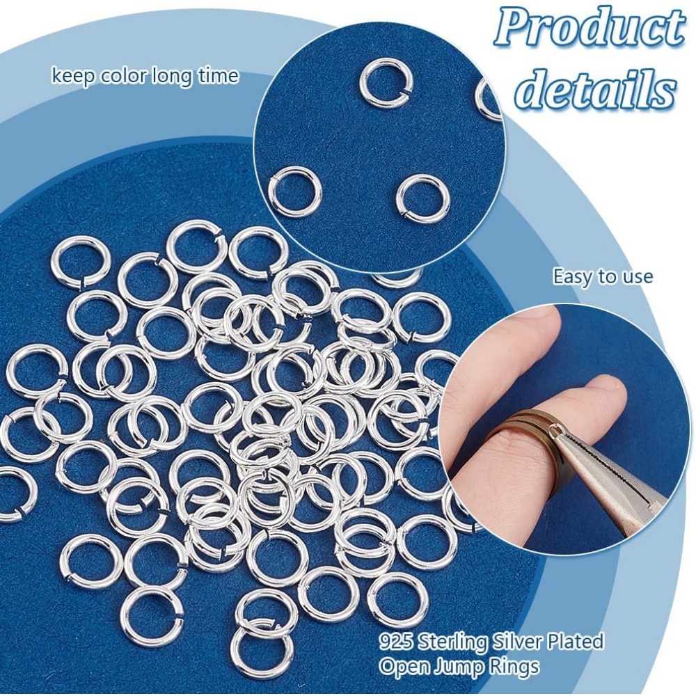 200 PCS 925 เงินสเตอร์ลิงชุบแห - Sterling Silver Ring บทวิจารณ์และราคา