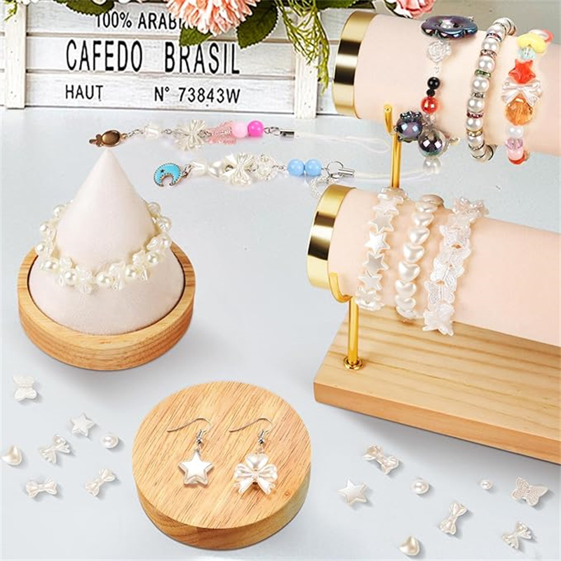 20 ชิ้น/ถุงอะคริลิคริบบิ้นโบว์ - Pearl Stud Earrings บทวิจารณ์และราคา