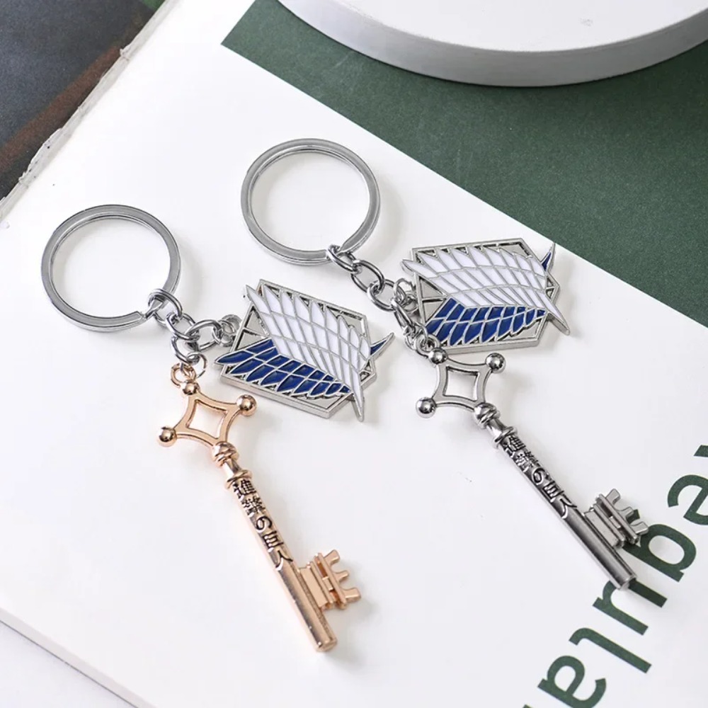 พวงกุญแจโลหะ Attack on Titan ส - Levi Jewelry & Watches Inc บทวิจารณ์และราคา