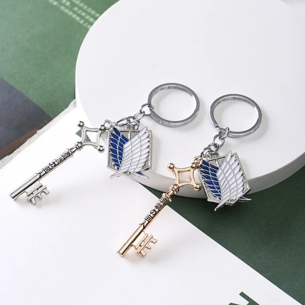 พวงกุญแจโลหะ Attack on Titan ส - Levi Jewelry & Watches Inc บทวิจารณ์และราคา