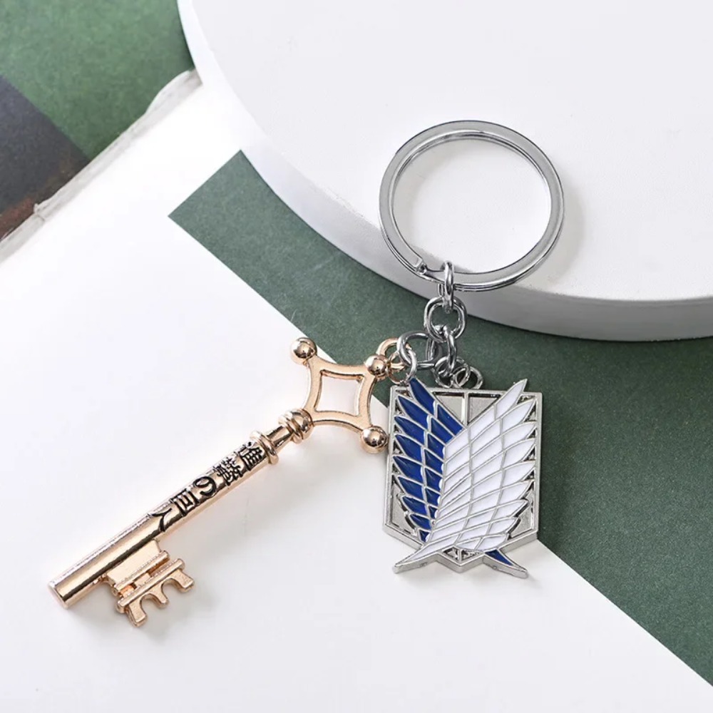 พวงกุญแจโลหะ Attack on Titan ส - Levi Jewelry & Watches Inc บทวิจารณ์และราคา