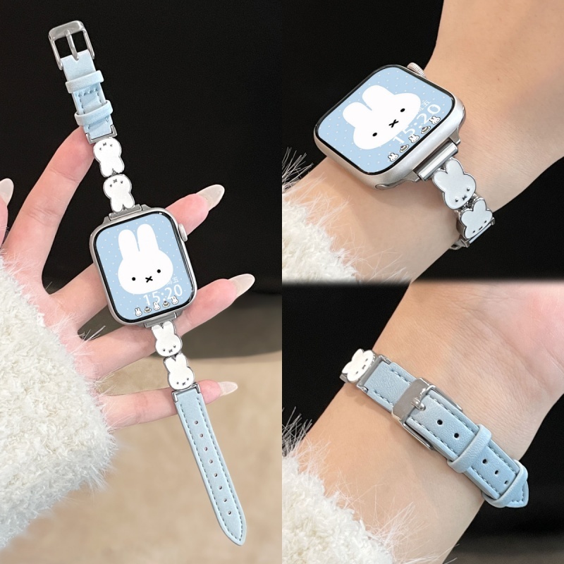 สายนาฬิกาหนังลายกระต่ายมิฟฟี่ใ - Watch Strap Replacement บทวิจารณ์และราคา