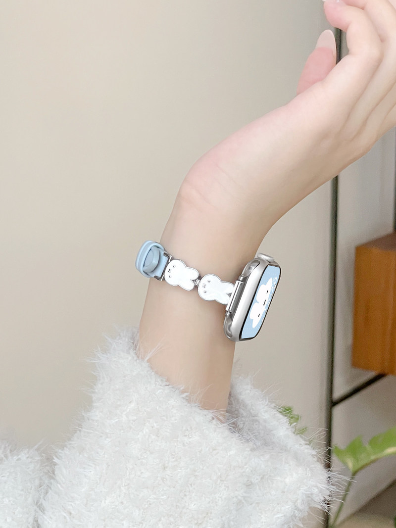 สายนาฬิกาหนังลายกระต่ายมิฟฟี่ใ - Watch Strap Replacement บทวิจารณ์และราคา