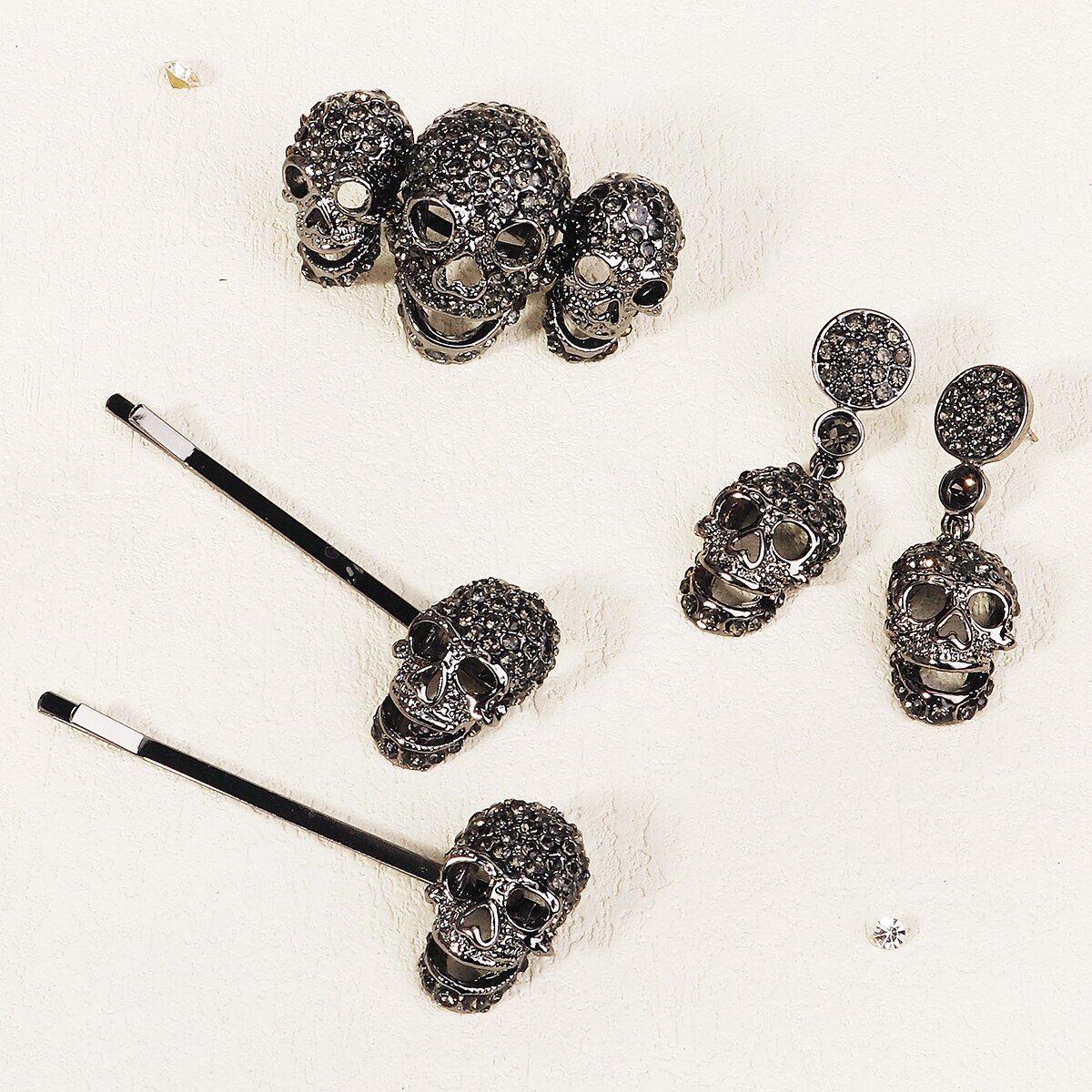 Gothic Punk Black Spider สัตว์ - Gothic Skull Ring บทวิจารณ์และราคา
